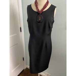 Evan Picone Evan-Picone Black Formal Midi Dress Women's Size 8